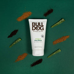 Bulldog Original face wash pump dispensing product, convenient controlled use benefit