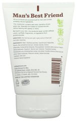 Bulldog Original moisturizer open jar texture close-up, fast-absorbing creamy finish