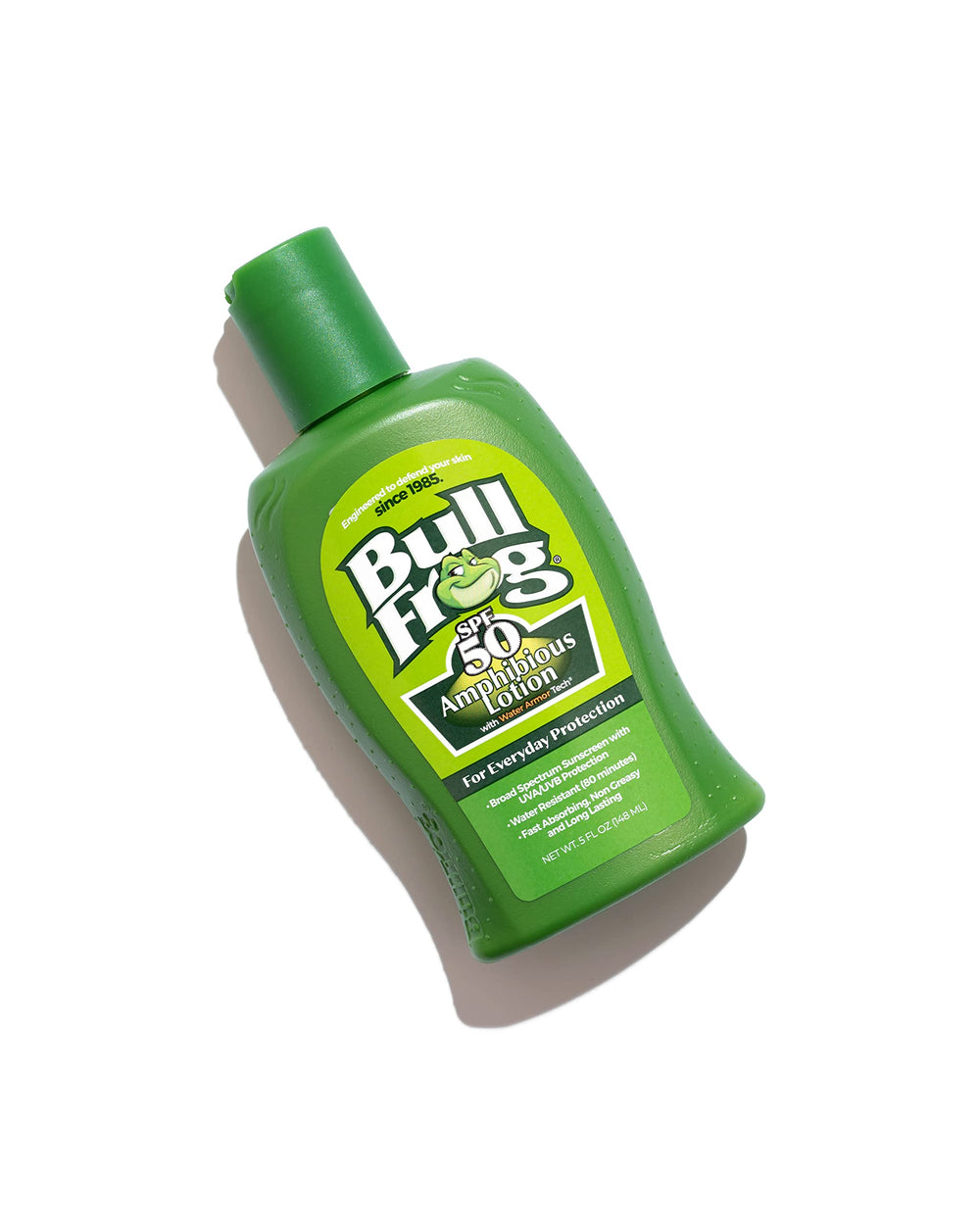Bullfrog sunscreen being applied at the beach for water-ready protection