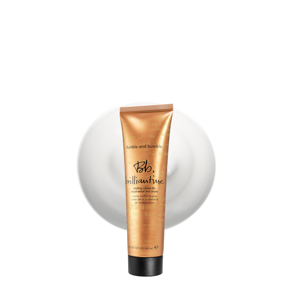 Bumble and bumble front packaging showing product and benefits