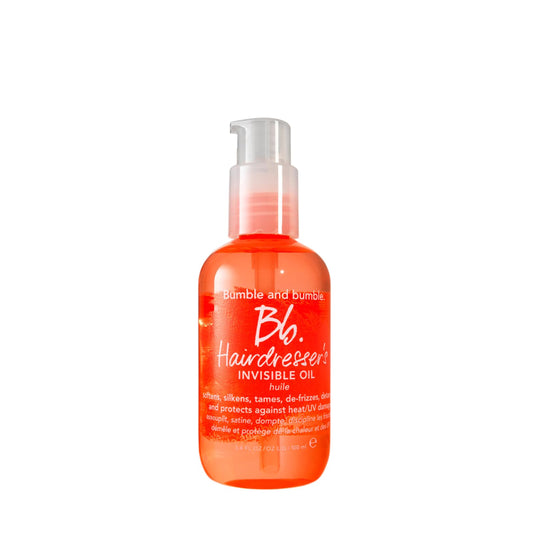 Bumble and bumble front bottle view showing sleek packaging and quick identification