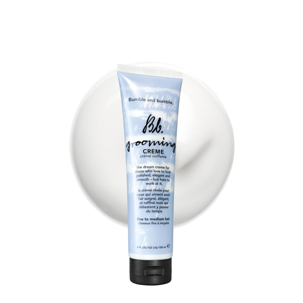 Bumble and bumble. front packaging showing product and size benefit