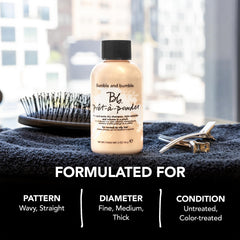 Bumble and bumble root boost demo showing added lift and volume at the crown