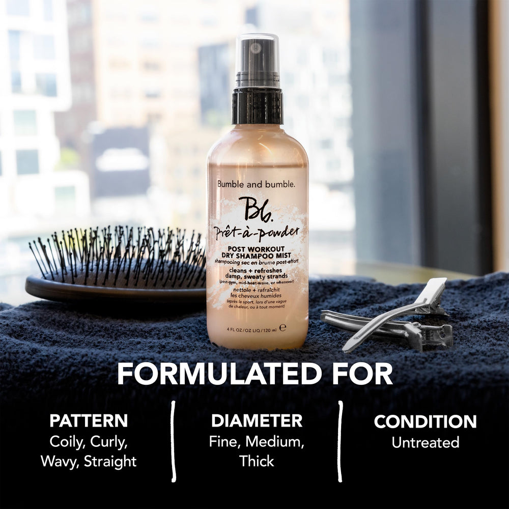 Bumble and bumble roots before and after comparison showing oil absorption