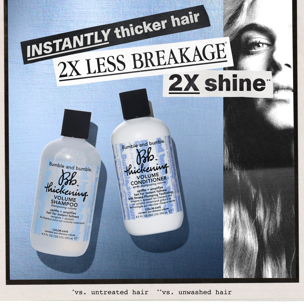 Bumble and bumble creamy texture on hand showing lightweight hydration benefit