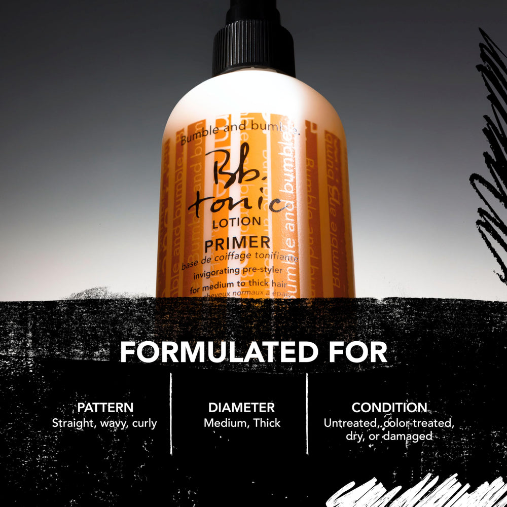 Bumble and bumble mist spraying from bottle, quick detangling for styling