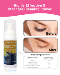 Buqikma soft fan brush detail demonstrating gentle lash cleaning