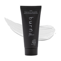 burnd front packaging showing tube and SPF 41 protection benefit