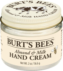 Burt's Bees front tube showing almond oil benefits for softer hands