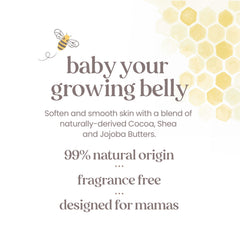 Burt's Bees tub beside a hand to show 6.5 oz scale and portability benefit