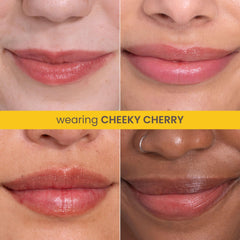 Burt's Bees label detail showing ingredient callouts and clean formulation benefit