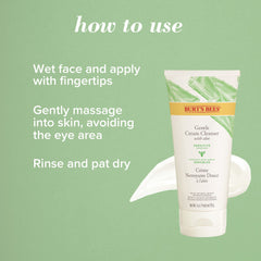 Burt's Bees cleanser staged on a bathroom counter in a daily skin-care routine scene