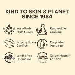 Burt's Bees bottle next to skincare routine showing how it integrates into regimen benefit