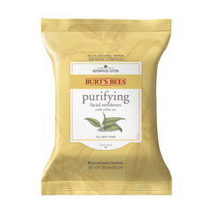 Burt's Bees close-up of wipe texture showing gentle cleansing fabric
