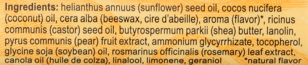 Burt's Bees open tube showing balm texture for smooth application