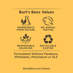 Burt's Bees tube beside keys showing pocket-size portability benefit