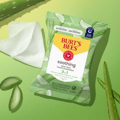 Burt's Bees compostable mark detail promoting reduced waste