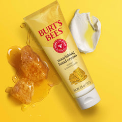 Burt's Bees hand application demonstrating smooth hydration and softness