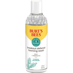 Burt's Bees front-packaging showing cleanser and natural credibility