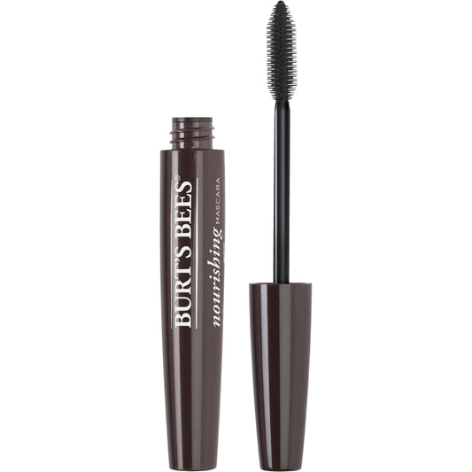 Burt's Bees front tube showing classic black shade and natural formula benefits