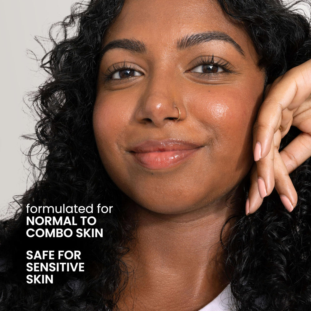 Burt's Bees with cucumber slices, botanical extract soothes and calms skin