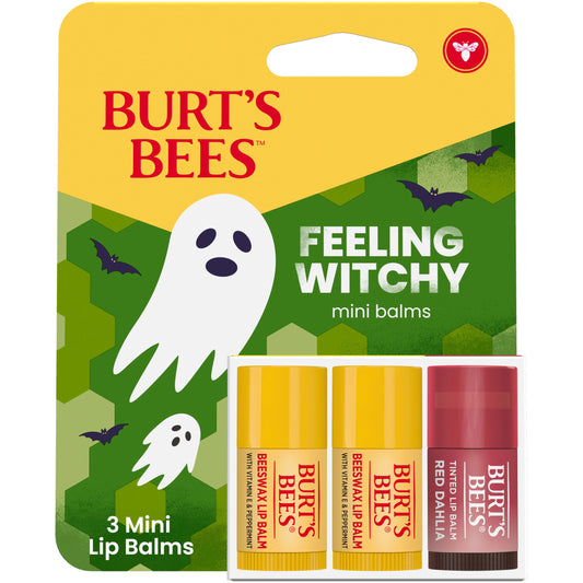 Burt's Bees Halloween pack front showing festive design and easy gifting