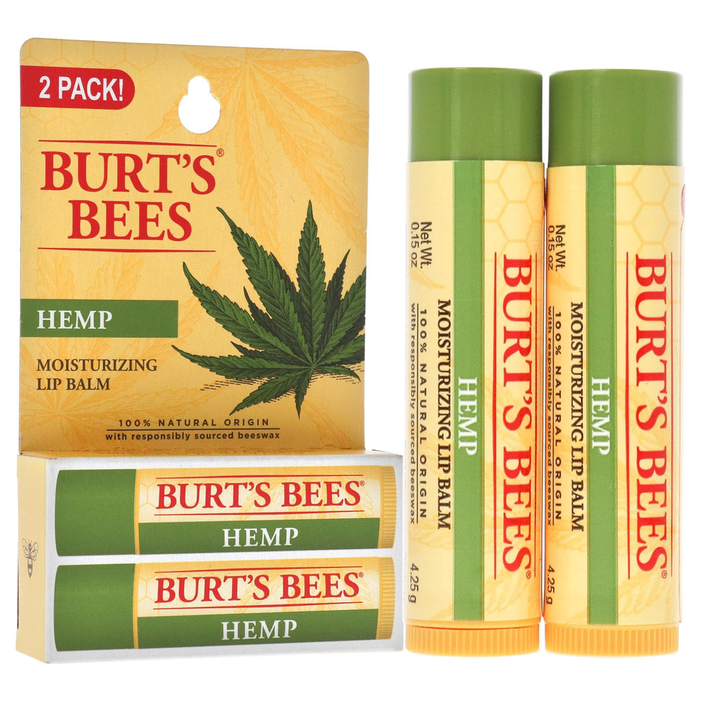 Burt's Bees close-up of balm texture highlighting non-greasy finish