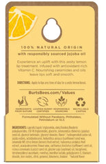 Burt's Bees Lemon Sorbet with cap open demonstrating easy application and portability