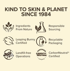 Burt's Bees recyclable carton packaging emphasizing responsible sourcing and eco benefit