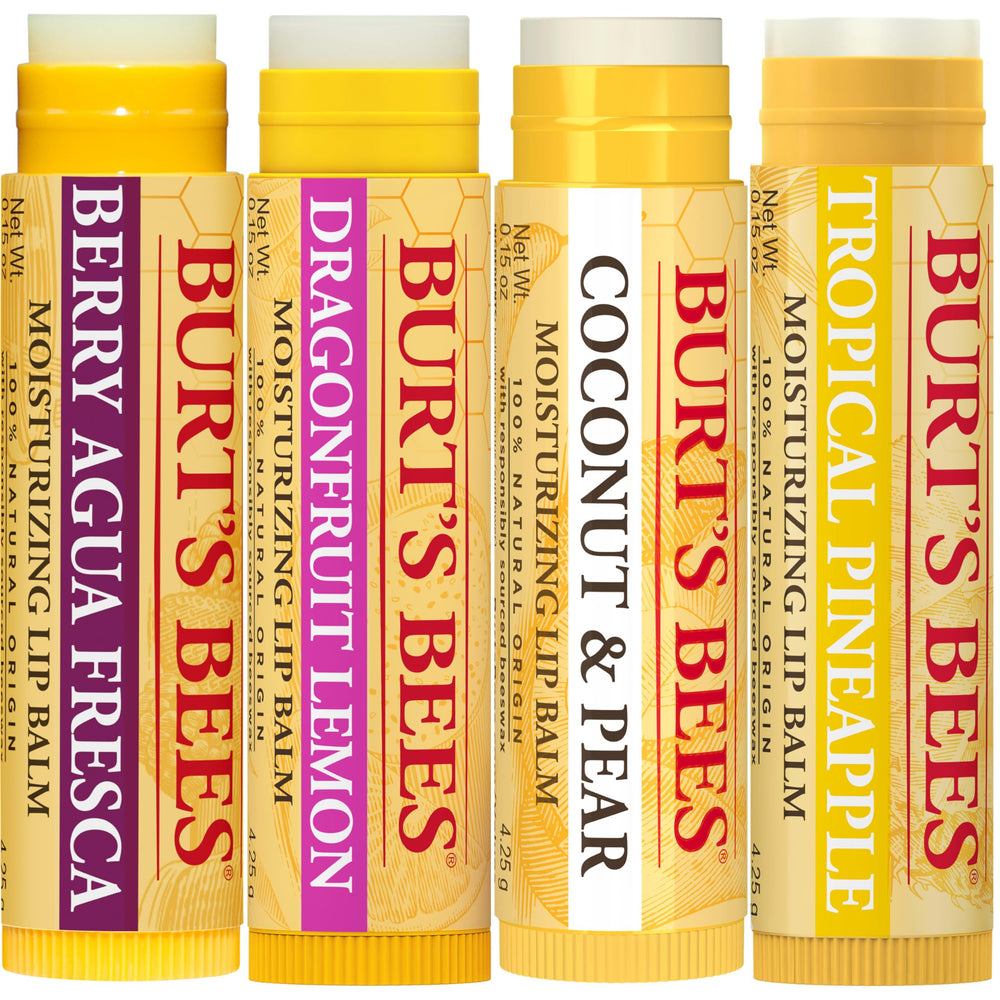 Burt's Bees lifestyle beach application showing sun-ready lip protection