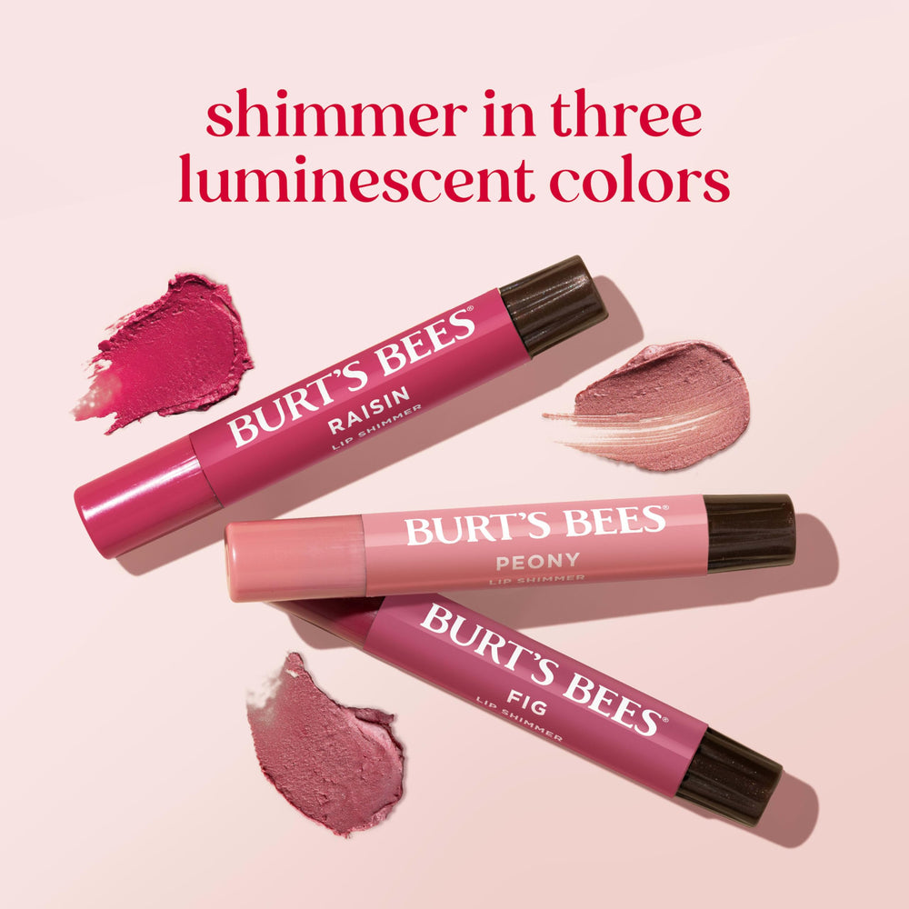 Burt's Bees open tube tip detail illustrating twist-up applicator and clean finish