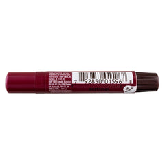Model applying Burt's Bees Lip Shimmer Plum for glossy plum tint and instant hydration