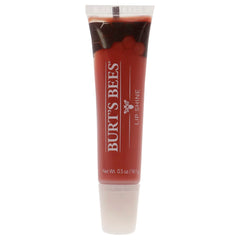 Burt's Bees Peachy front tube showing color and size, easy portable gloss
