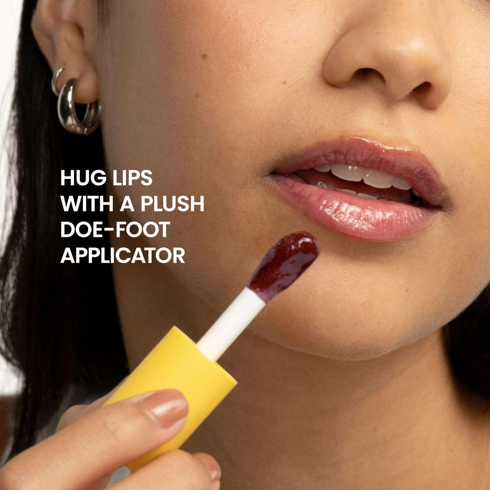 Burt's Bees ingredients label highlighting responsibly sourced oils and clean formula