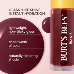 Burt's Bees texture on skin demonstrating lightweight, moisturizing finish