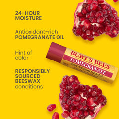 Burt's Bees open tube displaying smooth balm texture for quick hydration