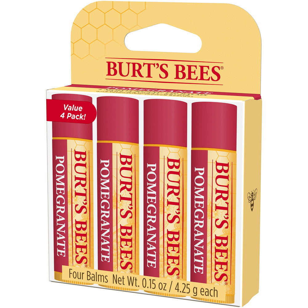 Burt's Bees applied outdoors in sunlight showing fresh, everyday lip care