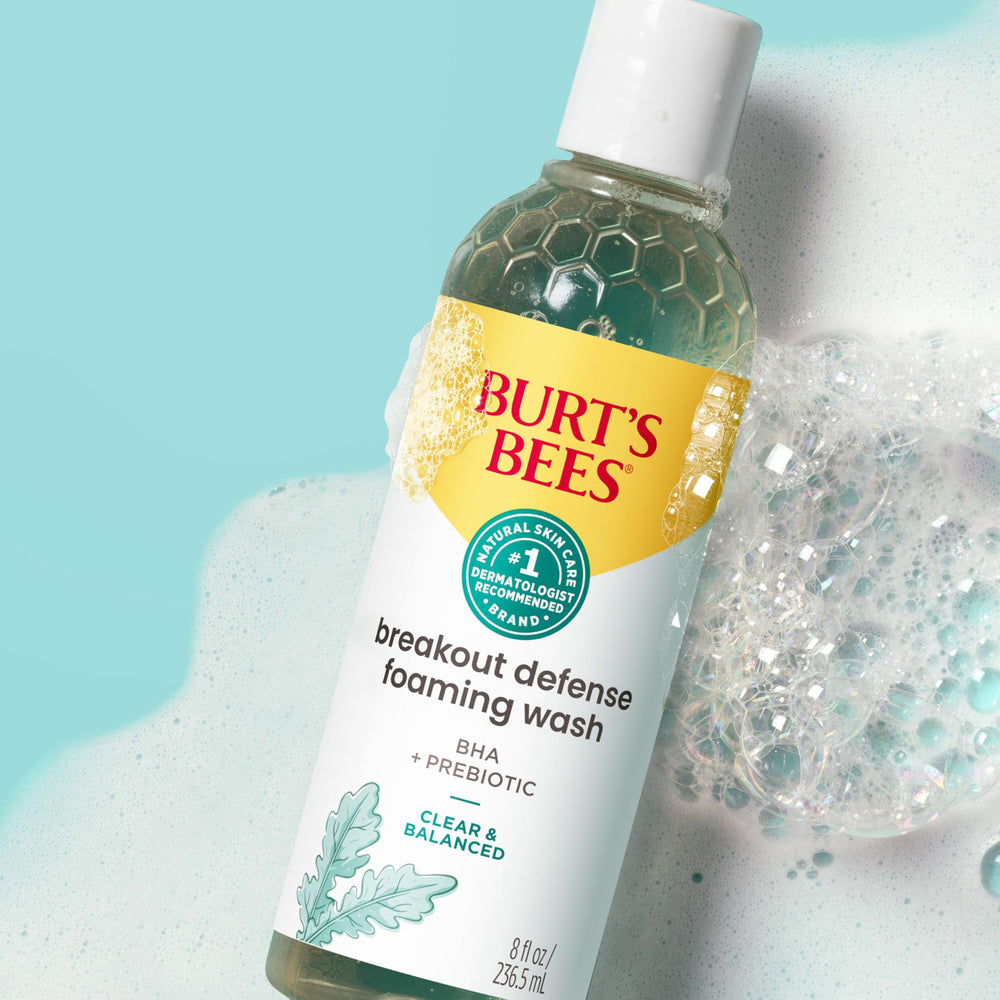 Burt's Bees prebiotic inulin ingredient visual supporting microbiome balance