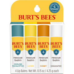 Burt's Bees unscented balm in pocket showing travel-ready convenience