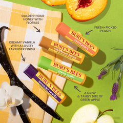 Burt's Bees beeswax ingredient display communicating responsibility and nourishment