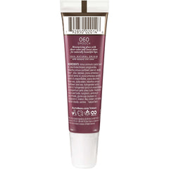 Burt's Bees label detail showing natural origin ingredients and clean-beauty benefit