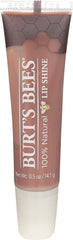 Burt's Bees front tube showing Spontaneity sheer plum and recyclable pack benefit