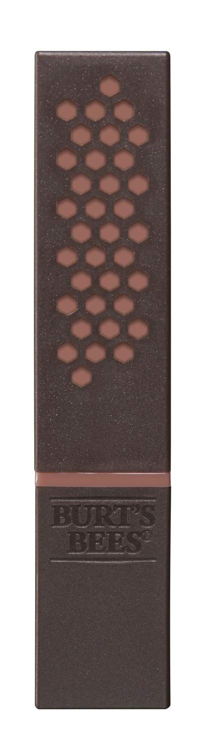 Burt's Bees lipstick open tube showing creamy texture and moisturizing finish