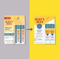 Burt's Bees close-up texture of balm highlighting rich, moisturizing finish