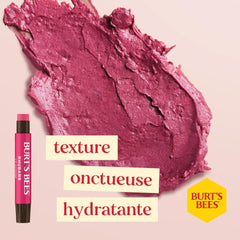 Burt's Bees warm shade swatch on paper illustrating true tint payoff