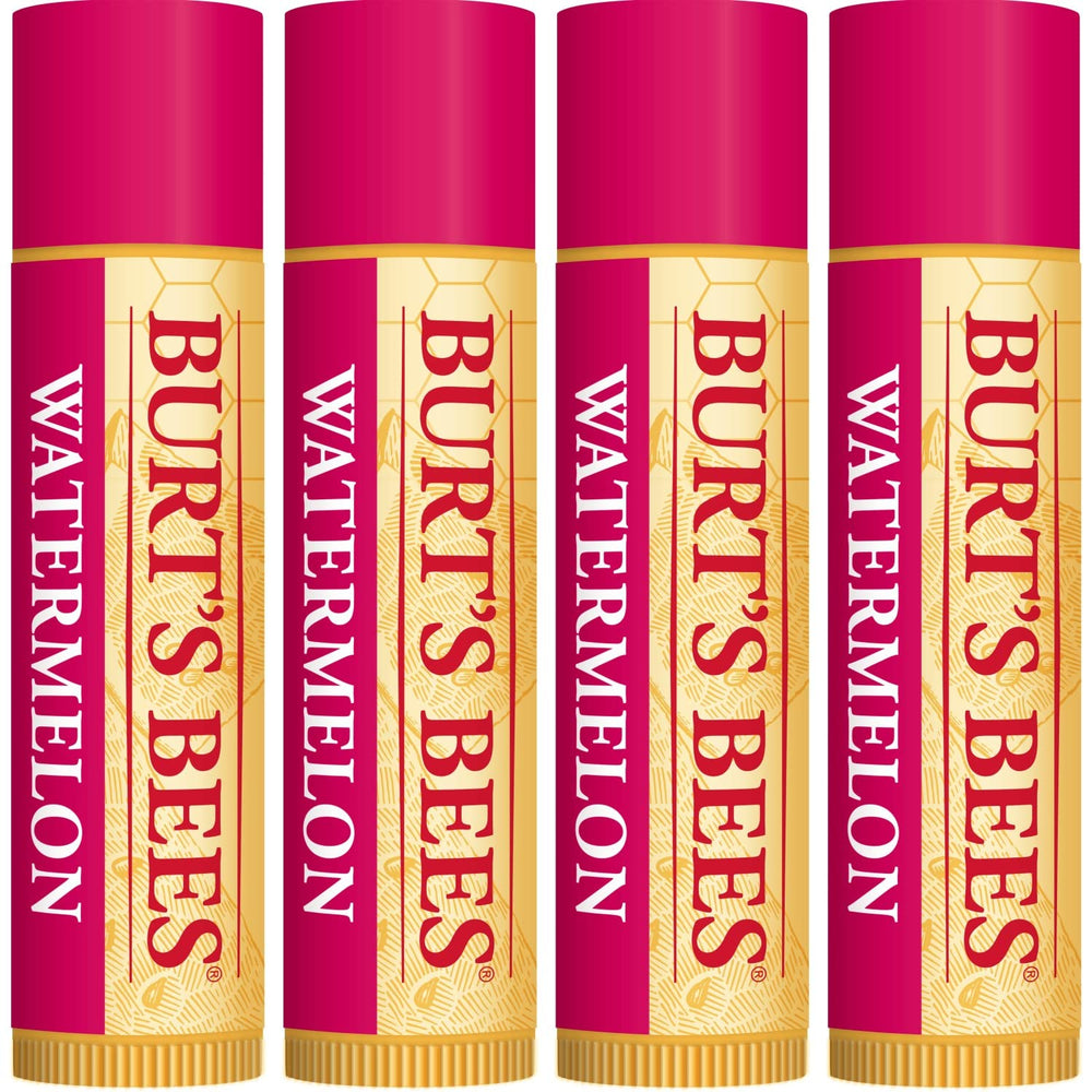 Burt's Bees lip balm inside a purse for quick on-the-go hydration