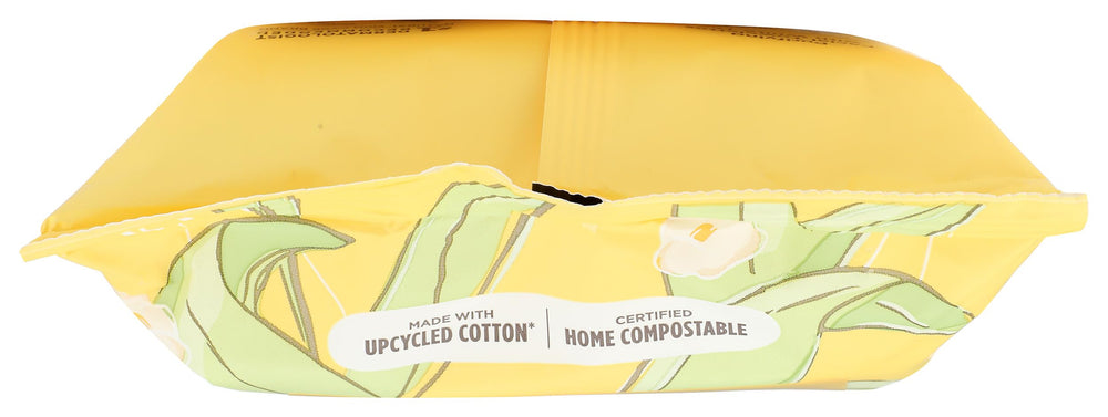 Burt's Bees wipe removing eye makeup demonstrating effective removal
