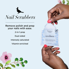 butter LONDON individually wrapped pad pulled from packet for spill-free use