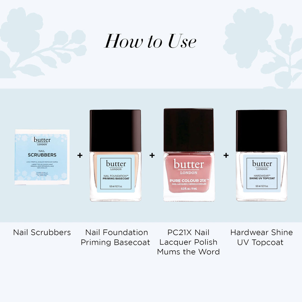 butter LONDON pad held in hand for size comparison and easy portability