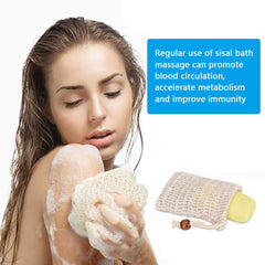 BUYGOO pouch beside a standard soap bar showing correct size and fit